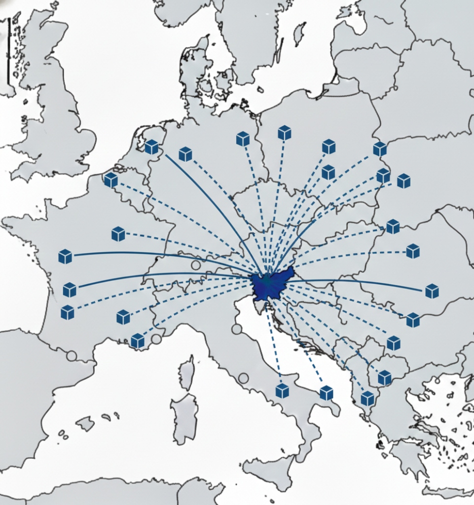 Tigo Energy EU Distribution Map - Slovenia Hub